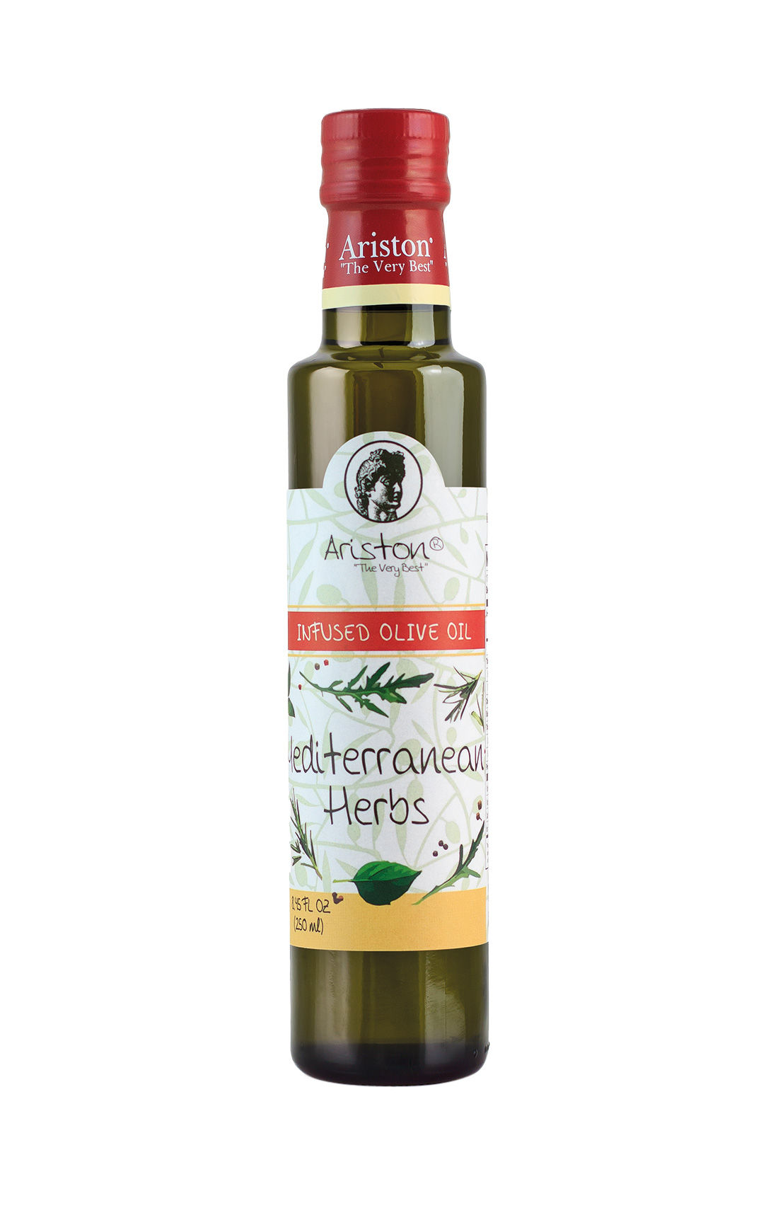 Ariston Olive Oil with Mediterranean Herbs 250ml Ariston Specialties Greek for the "Very Best"